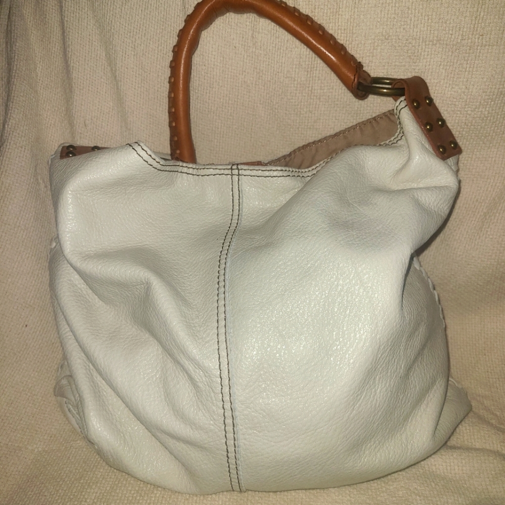 Lucky brand real leather hobo bag